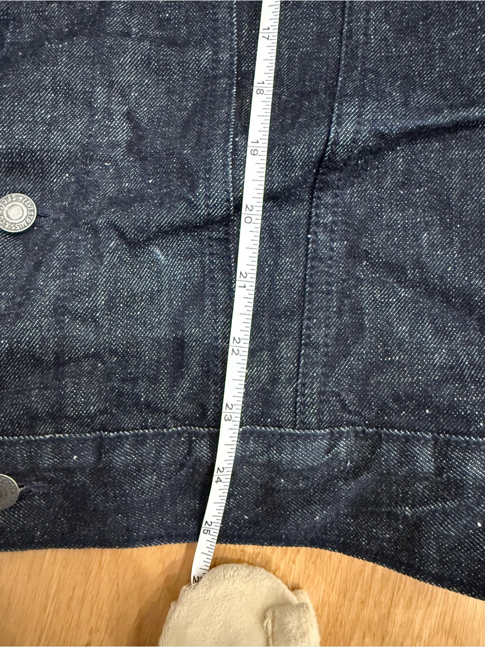 Levi's Men's Dark Indigo Denim Trucker Jacket - Picture 8 of 9